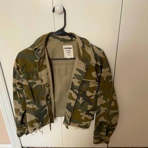 Garage camo cargo jacket